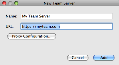add team server