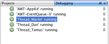 debugging start