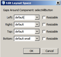 edit layout space