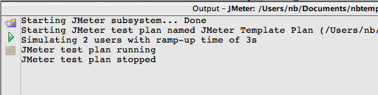 jmeter output