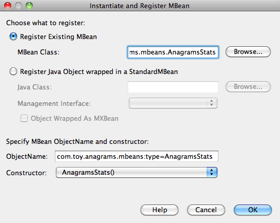 jmx registermbeandialog