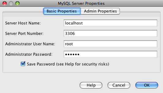 mysql server properties