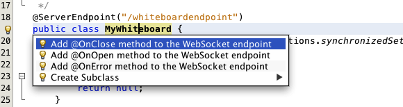 websocket endpoint hint