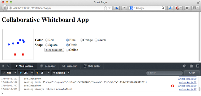 websocket onebrowser binary