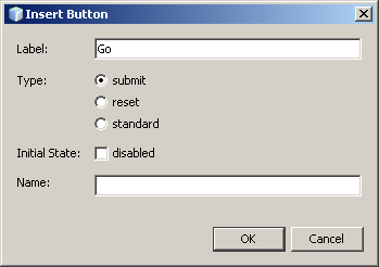 insert button dialog
