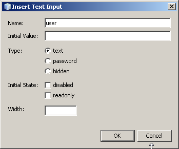 insert text input