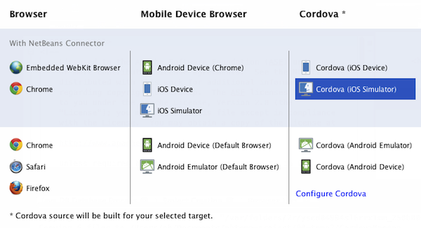 cordova select browser
