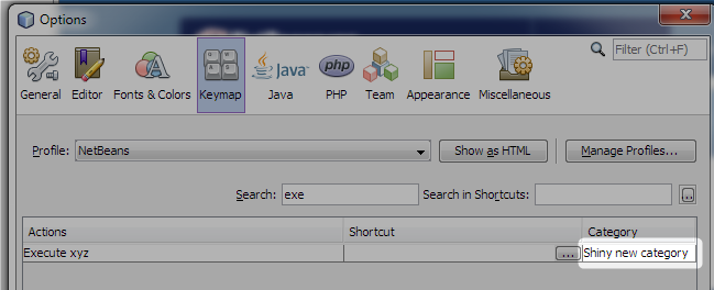 keymapshinynewcategory